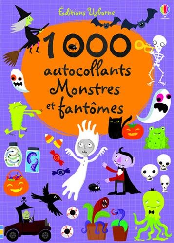1000 autocollants monstres et fantômes 