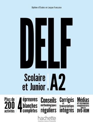  DELF Scolaire et Junior A2 avec 1 DVD
