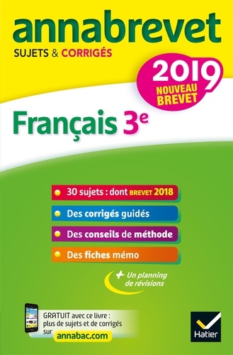Français 3e - Sujets et corrigés 