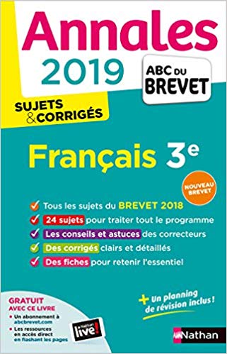 Annales ABC du Brevet 2019 - Français
