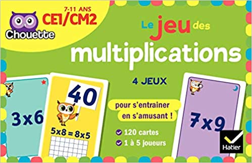 Le jeu des multiplications CE1-CM2