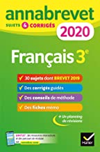 Français 3e - Sujets et corrigés