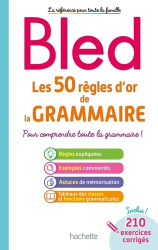 Les 50 règles d'or de la grammaire - Pour comprendre toute la grammaire ! 
