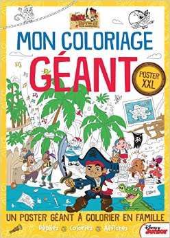 Mon coloriage géant Jake et les pirates: Poster XXL