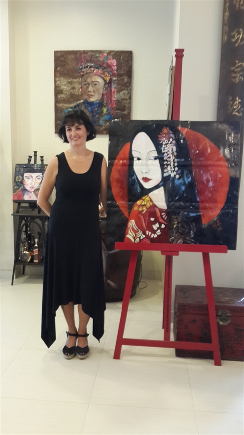Le Vietnam, source d’inspiration de la peintre française Hélène Kling