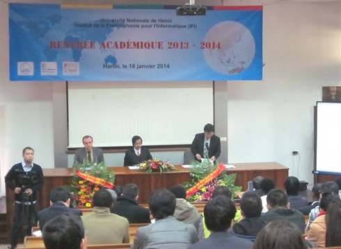 Rentrée académique 2013-2014 de l’Institut de la Francophonie pour l’Informatique