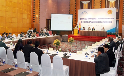 Réunion de la Commission des affaires parlementaires de l’APF 