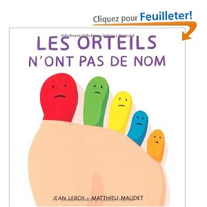 Les orteils n'ont pas de nom