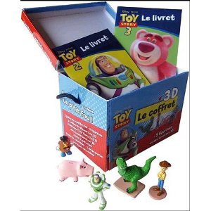 Coffret 3D Toy Story : 4 livres + 5 figurines + 1 poster + 1 paire de lunettes 3D