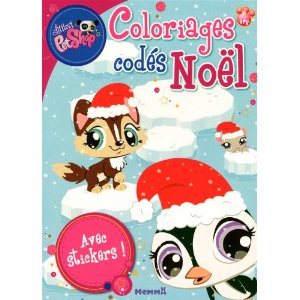 COLORIAGE CODE NOEL LITTLEST PETSHOP 