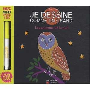 Je dessine comme un grand les animaux de la nuit