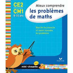 Mini chouette mieux comprendre les problèmes de maths CE2/CM1 8-10 ans
