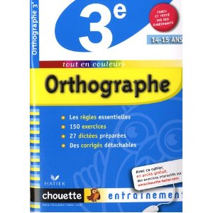 Orthographe 3e
