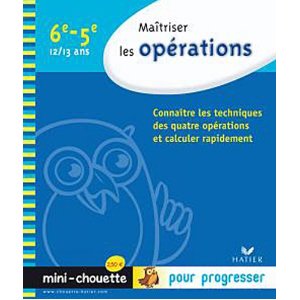 Mini chouette Maîtriser les opérations 6e/5e