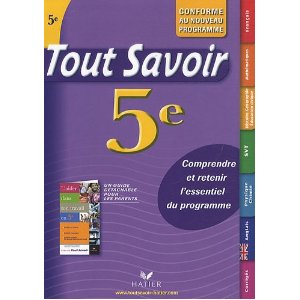 Tout savoir 5e