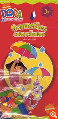 Gommettes autocollantes Dora : arc-en-ciel 