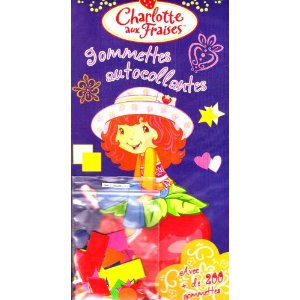 Gommettes Autocollantes Charlotte aux Fraises Bleu