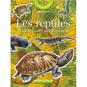 Les reptiles: 65 Autocollants repositionnables