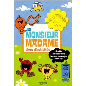 LES MONSIEUR MADAME - LIVRE DE JEUX A GRATTER 