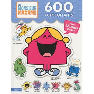 600 STICKERS MONSIEUR MADAME 