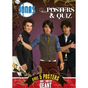 Jonas Posters et quiz : Avec 5 posters dont un poster géant 