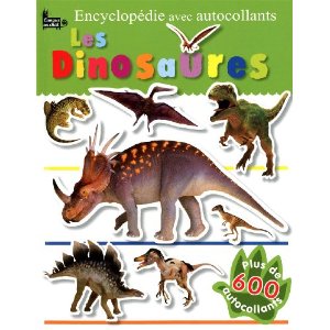 Encyclopédie avec autocollants Les dinosaures