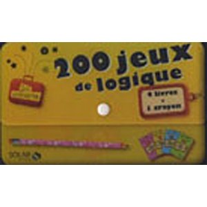 La valisette 200 jeux de logique: 4 livres + 1 crayon 