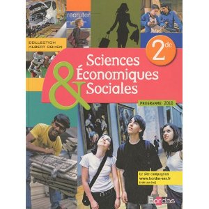 Albert Cohen Sciences Economiques et Sociales 2nd : Programme 2010 