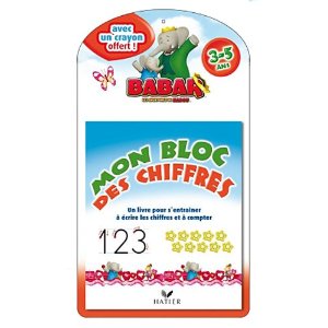 Babar - Mon bloc des chiffres 3-5 ans 
