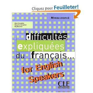Difficultés expliquées du français for english speakers