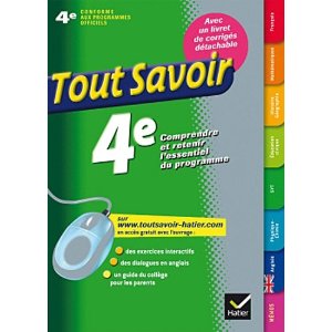  Tout savoir 4e 