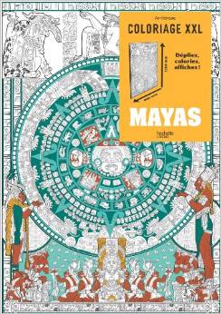 Coloriage XXL Mayas