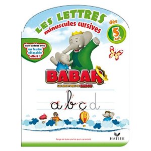 Babar - Les lettres minuscules cursives dès 5 ans 