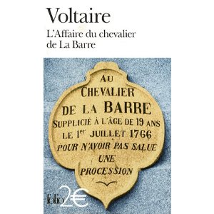 L'Affaire du chevalier de La Barre : Précédé de L'Affaire Lally