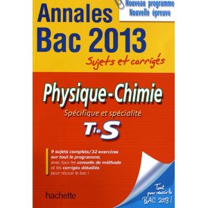 Physique-Chimie Tle S Spécifique et spécialité