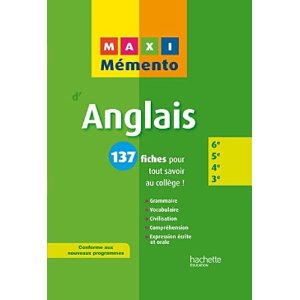 MAXI MEMENTO - Anglais 6e-5e-4e-3e