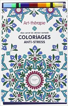Art-thérapie: Mon carnet de création nomade: Coloriages anti-stress