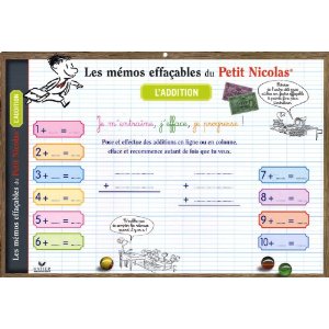 L'addition : Les mémos effaçables du Petit Nicolas, sous-main