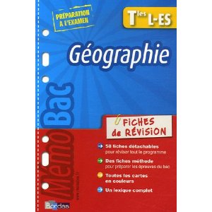 Géographie Tles L-ES : Fiches de révision 