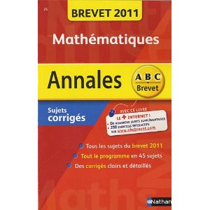 Mathématiques : Sujets corrigés 