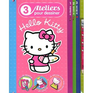 3 ateliers pour dessiner Hello Kitty 