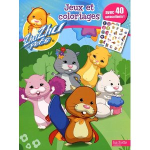 Jeux et coloriages Zhu Zhu Pets : Avec 40 autocollants
