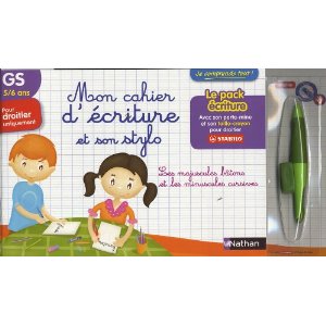 Cahier d'écriture - Grande section 5/6 ans : Avec son porte-mine et son taille-crayon pour droitier
