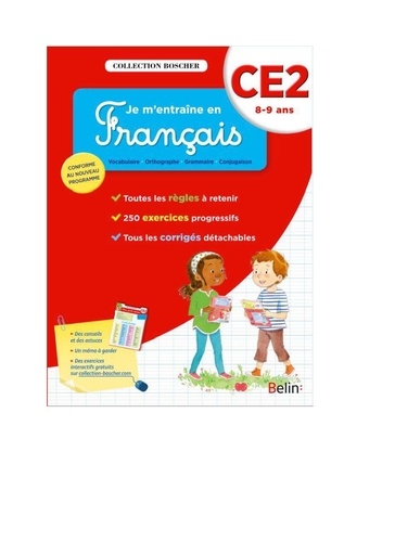 JE M'ENTRAINE EN FRANCAIS CE2 - CAHIER - EDITION 2016                                               