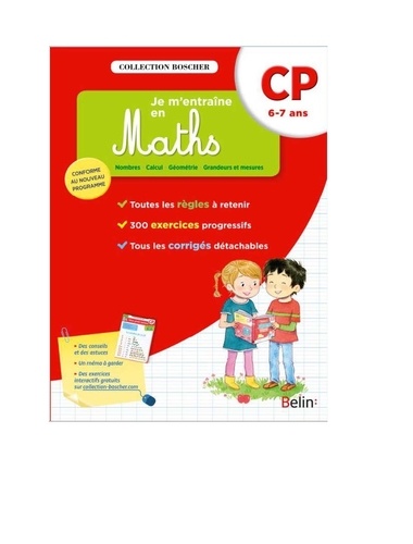 JE M'ENTRAINE EN MATHS CP - CAHIER - EDITION 2016                                                   