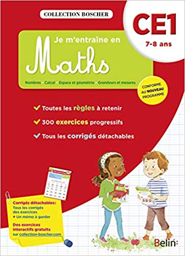 JE M'ENTRAINE EN MATHS CE1 - CAHIER - EDITION 2016                                                  