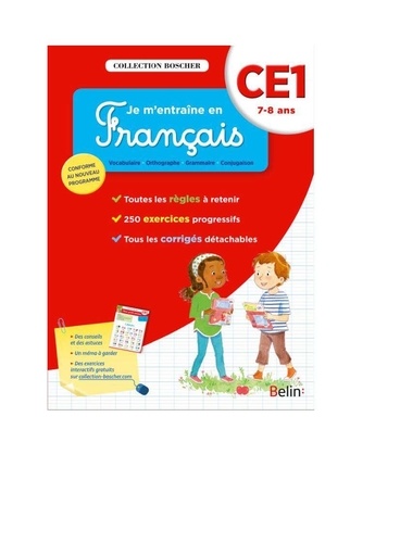 JE M'ENTRAINE EN FRANCAIS CE1 - CAHIER - EDITION 2016                                               