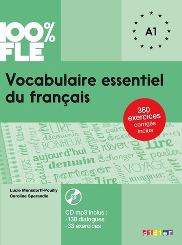 VOCABULAIRE ESSENTIEL DU FRANCAIS NIV. A1 - LIVRE + CD                                              
