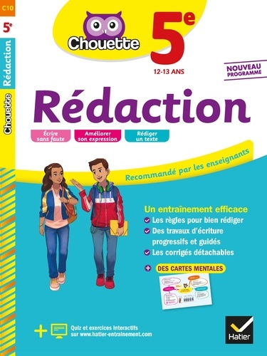 REDACTION 5E - CAHIER D'ENTRAINEMENT EN REDACTION                                                   