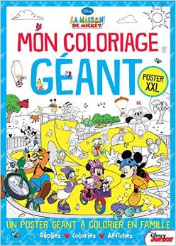 Mon coloriage géant La maison de Mickey: Poster XXL